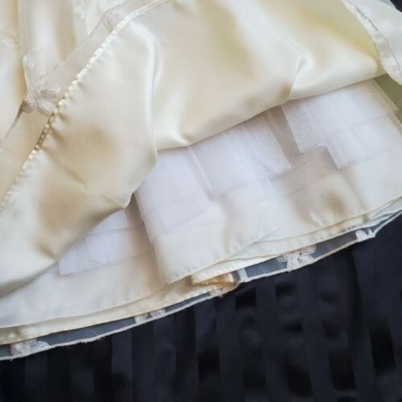 American Princess Size 6x Ivory Tulle Formal Flower Girl Dress - Picture 7 of 10